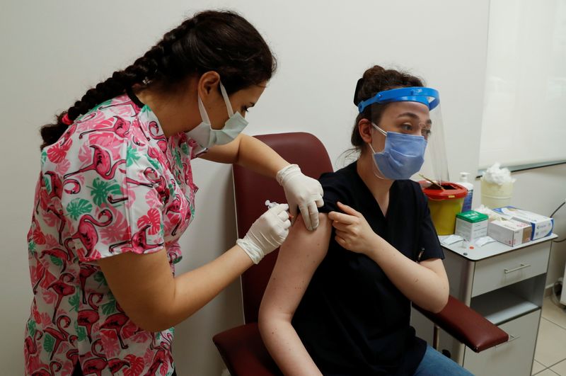 &copy; Reuters. Turquia inicia vacinação de profissionais de saúde contra Covid-19 com aplicação de vacina CoronaVac