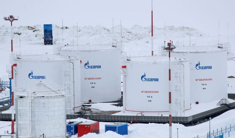 &copy; Reuters. A view shows an airport near Gazprom&apos;s Bovanenkovo gas field