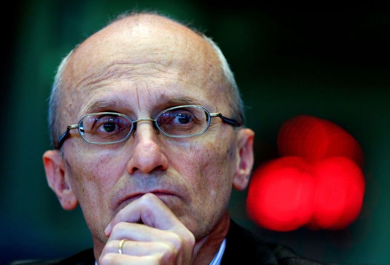 &copy; Reuters. FILE PHOTO: Chairperson of European Banking Authority Andrea Enria attends a debate with the European Parliament&apos;s Economic and Monetary Affairs Committee in Brussels