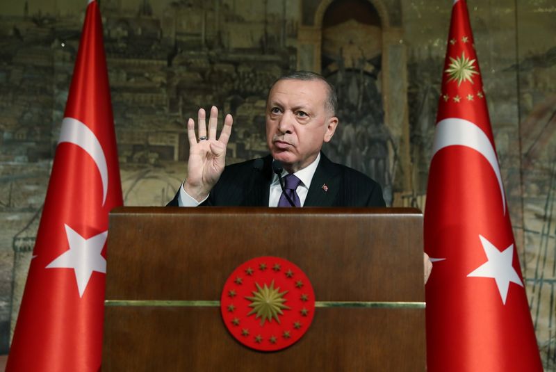 &copy; Reuters. أردوغان يأمل في خطوات إيجابية بشأن مشاركة تركيا في برنامج إف-35 في عهد بايدن