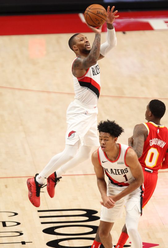 © Reuters. NBA: Atlanta Hawks at Portland Trail Blazers