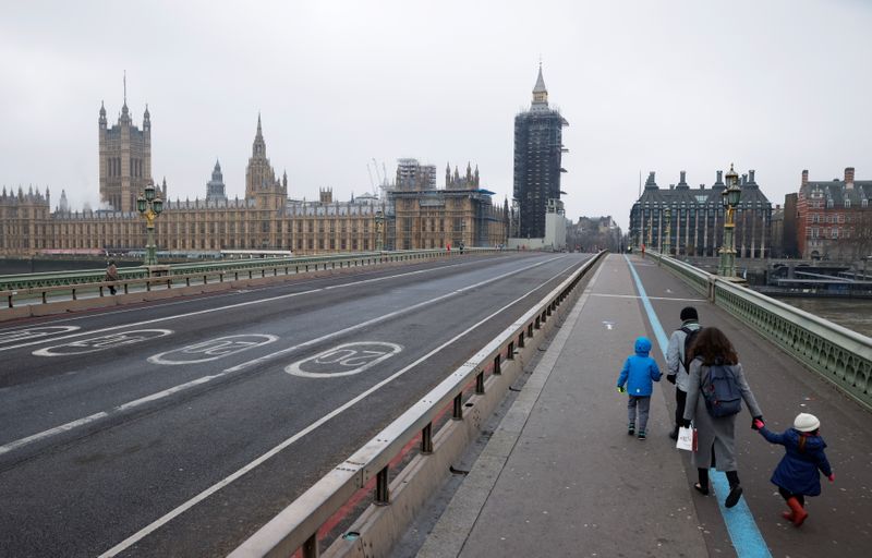 &copy; Reuters. FILE PHOTO: New Year&apos;s Day in London