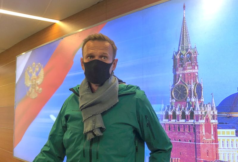 &copy; Reuters. روسيا: غضب الغرب لاعتقال نافالني يهدف لصرف الانتباه عن مشكلاته الداخلية