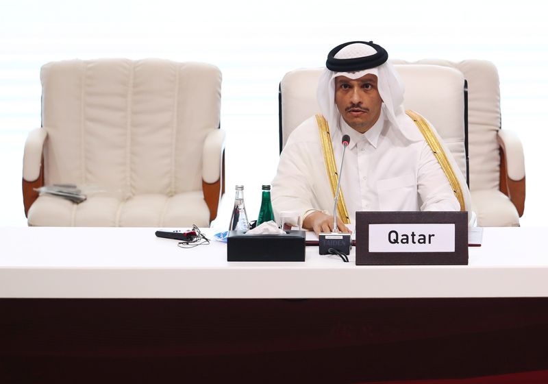 &copy; Reuters. بلومبرج: وزير خارجية قطر يحث دول الخليج على الحوار مع إيران