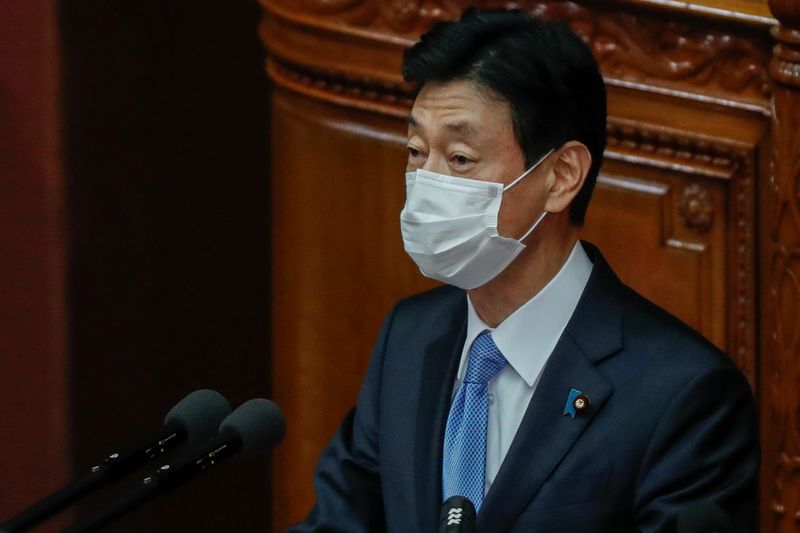 &copy; Reuters. 7府県知事から病床確保・財源で要請＝西村再生相