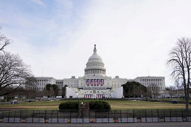 &copy; Reuters. U.S Capitol ahead of U.S. President-elect Joe Biden&apos;s inauguration