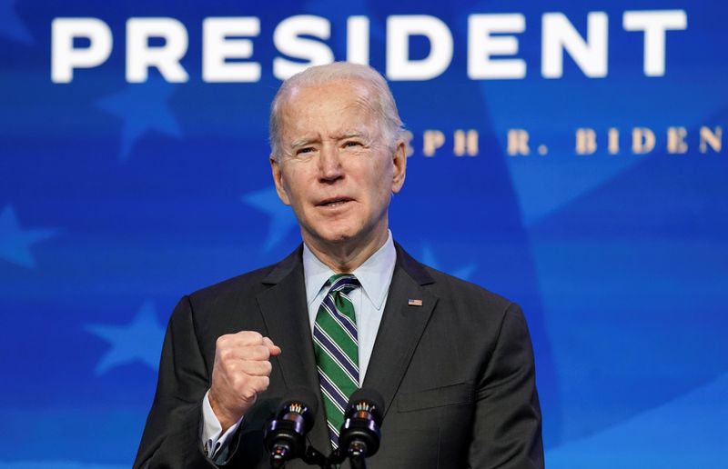 © Reuters. Biden em Wilmington, Delaware