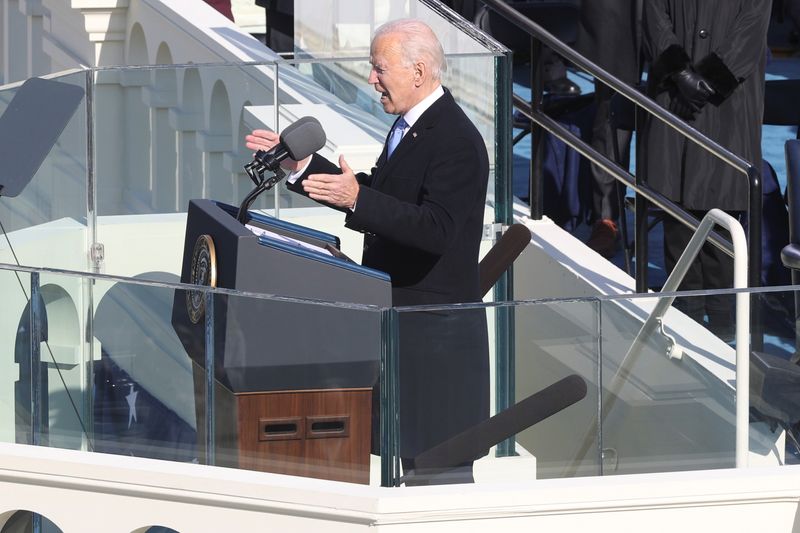 &copy; Reuters. Posse de Joe Biden como presidente dos EUA