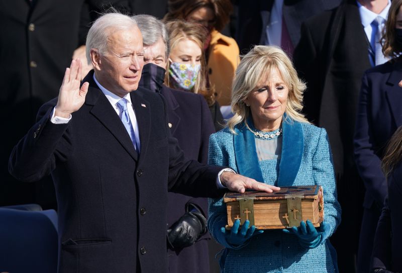 © Reuters. Inauguration of Joe Biden as the 46th President of the United States