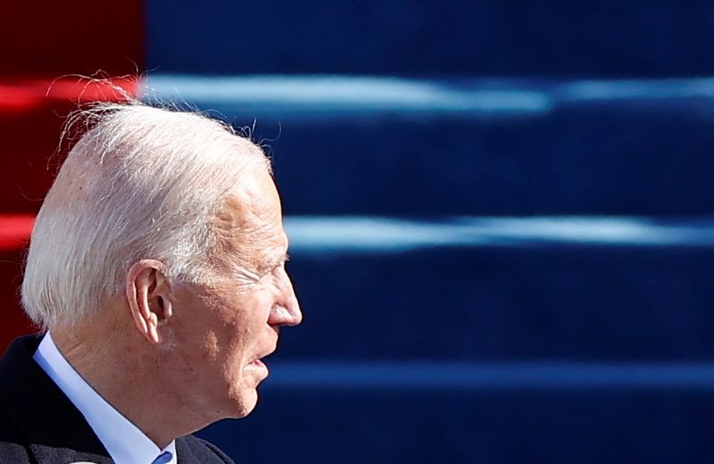 &copy; Reuters. Inauguration of Joe Biden as the 46th President of the United States