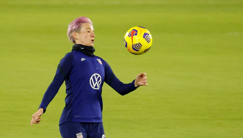© Reuters. Soccer: U.S. Women's National Team International Friendly Soccer-Colombia at USA