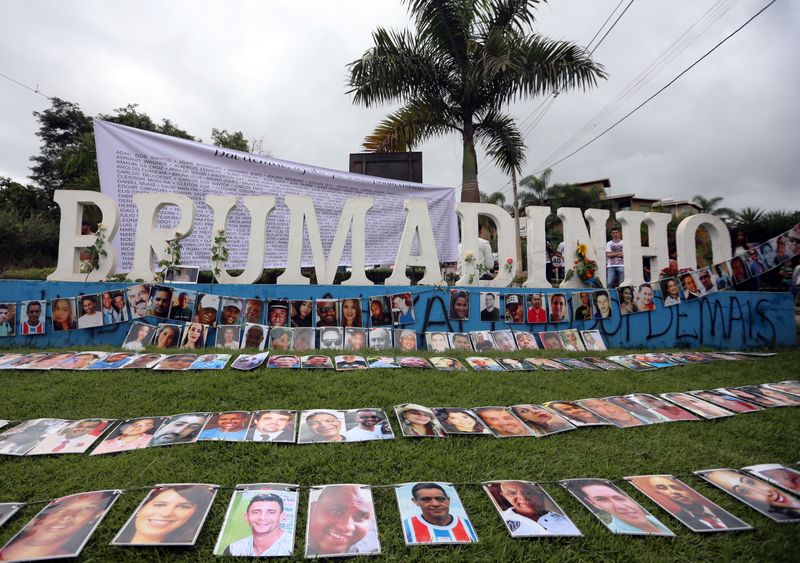 © Reuters. Homenagem às vítimas de desastre da Vale em Brumadinho (MG)