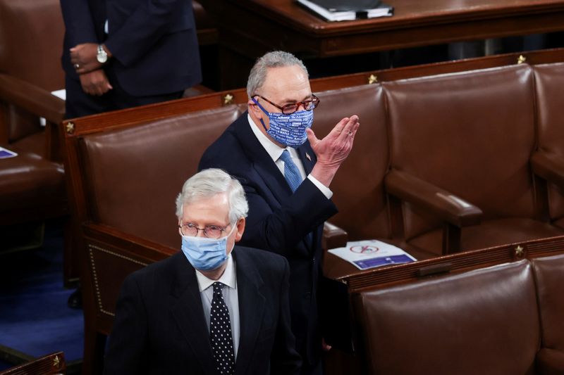 &copy; Reuters. FILE PHOTO: FILE PHOTO: Joint session to certify the 2020 election results, in Washington