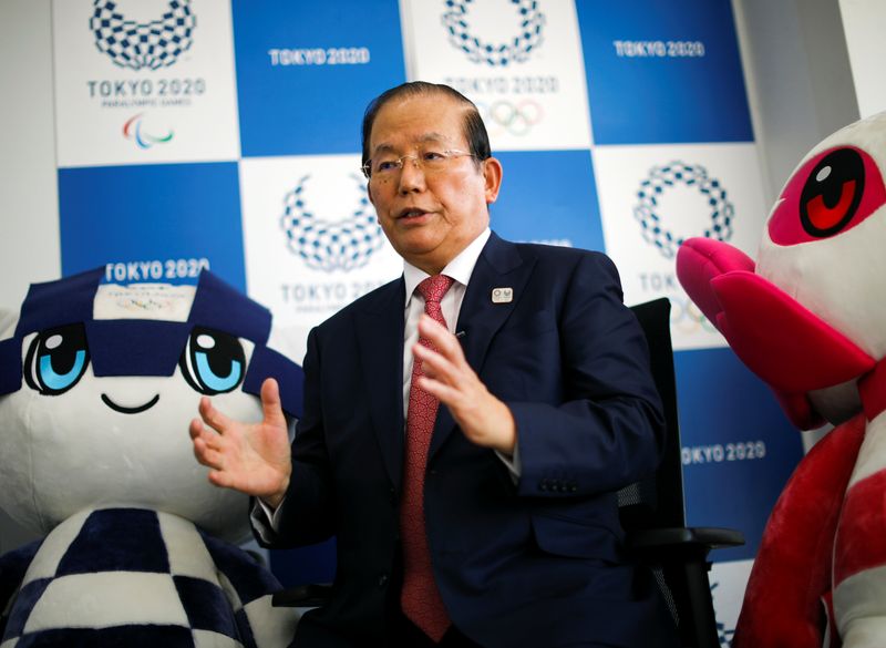 © Reuters. 東京五輪の中止や延期を否定、組織委の武藤氏　3─4月に観客数判断