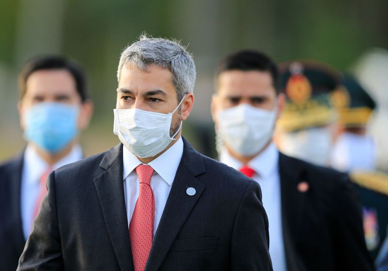 &copy; Reuters. Abdo durante evento em San Lorenzo