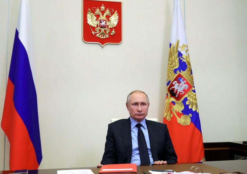 &copy; Reuters. الكرملين: بوتين مستعد للحوار إذا كانت أمريكا عازمة على ذلك