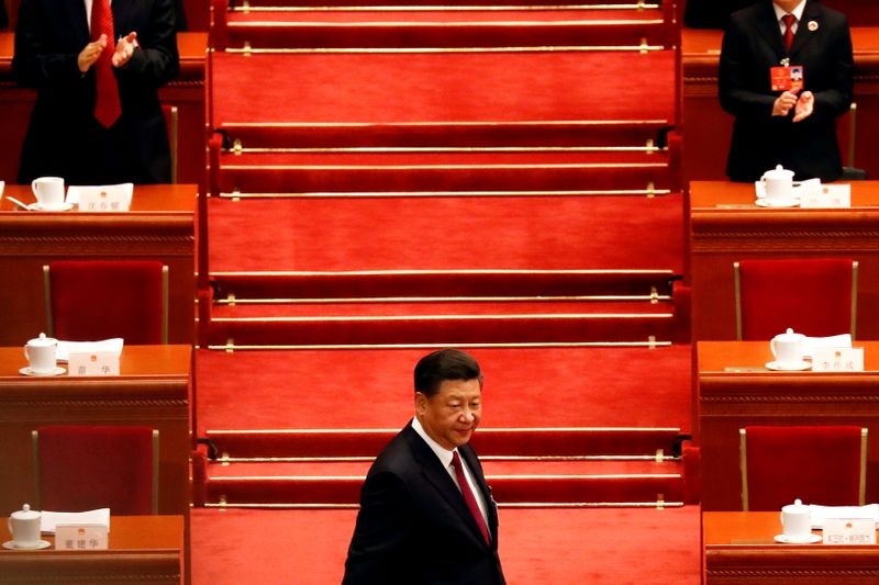 &copy; Reuters. الرئيس الصيني يدعو إلى تعزيز تنسيق سياسات الاقتصاد الكلي