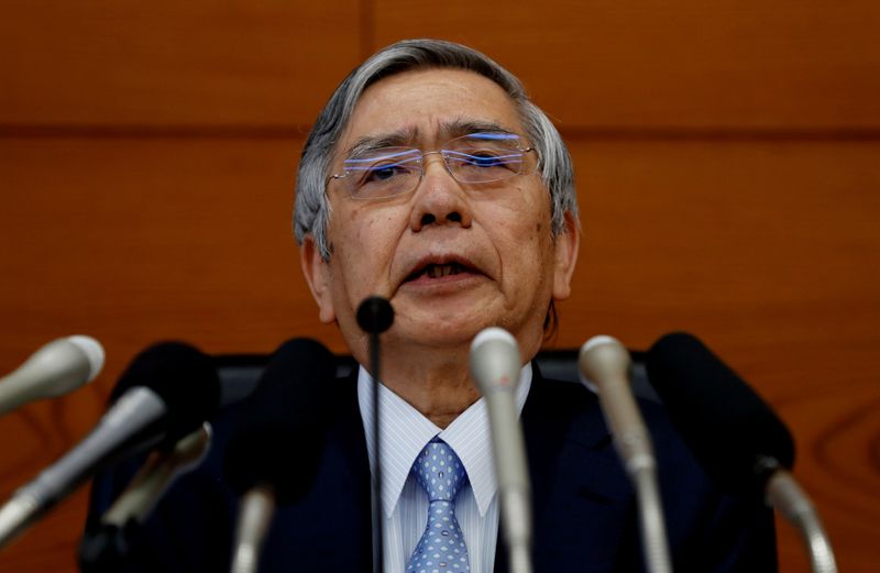 &copy; Reuters. Presidente do banco central do Japão, Haruhiko Kuroda