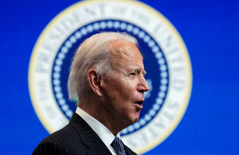 &copy; Reuters. Foto del lunes del Presidente de EEUU, Joe Biden, en la Casa Blanca