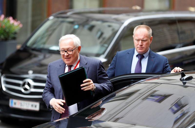 &copy; Reuters. Vice-ministro das Relações Exteriores da Rússia, Sergei Ryabkov, chega para reunião em Viena