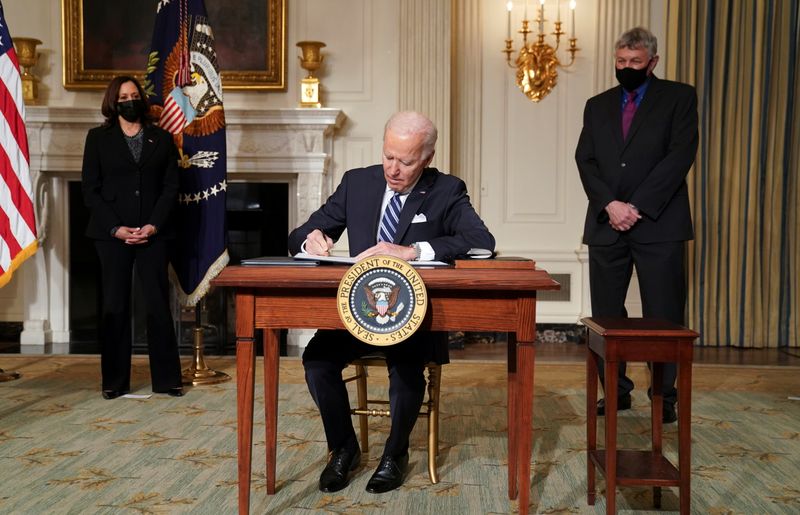 Biden takes sweeping measures to curb climate change, vows job creation