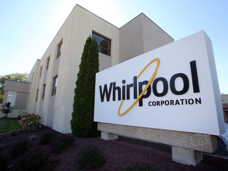&copy; Reuters. The administrative entrance at the Whirlpool plant in Clyde Ohio