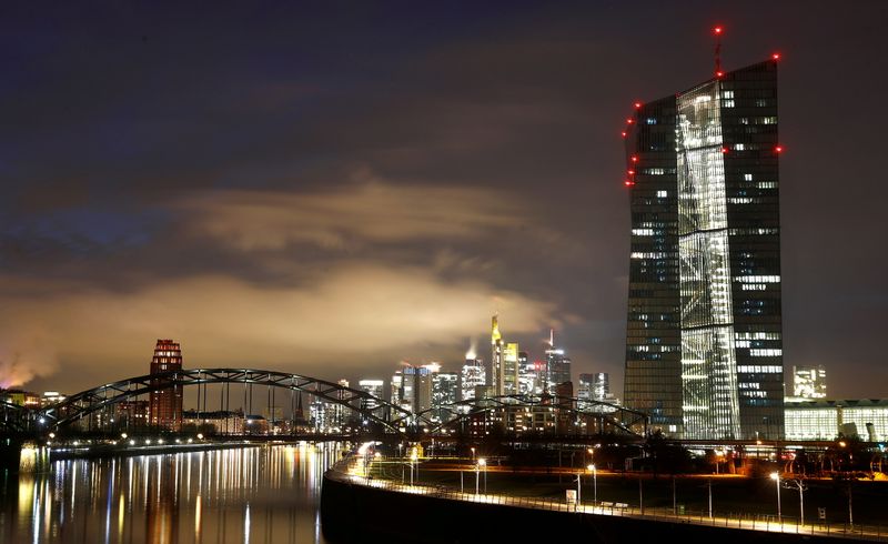 © Reuters. European Central Bank headquarter in Frankfurt