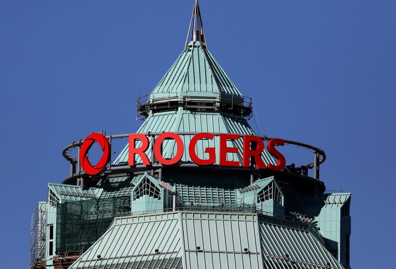 © Reuters. The headquarters of Rogers Communications Inc. is seen in Toronto