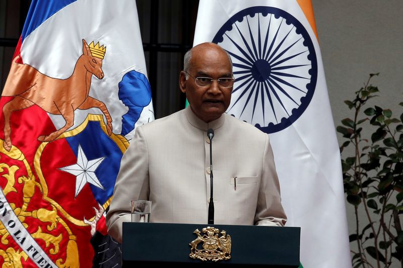 &copy; Reuters. رئيس الهند: نعزز قواتنا على الحدود مع الصين