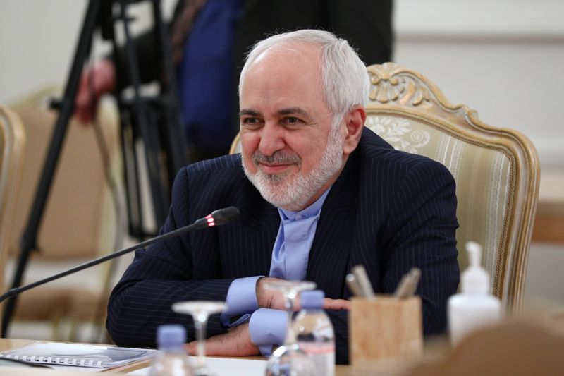 &copy; Reuters. Ministro das Relações Exteriores do Irã, Mohammad Javad Zarif, em Moscou