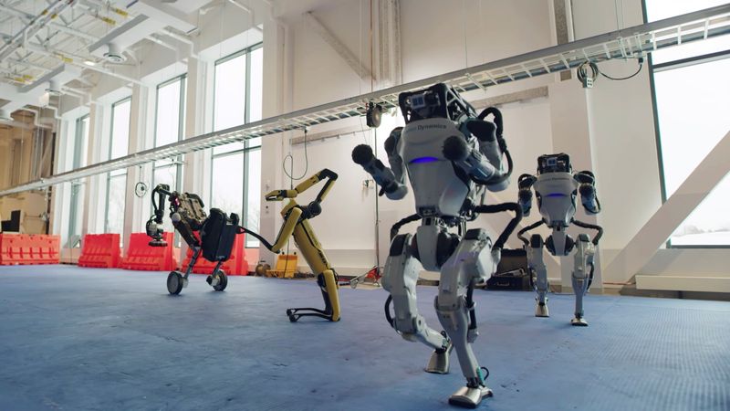 &copy; Reuters. Robôs da Boston Dynamics