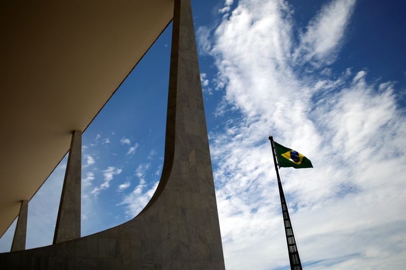 &copy; Reuters. Vista do Palácio do Planalto em Brasília