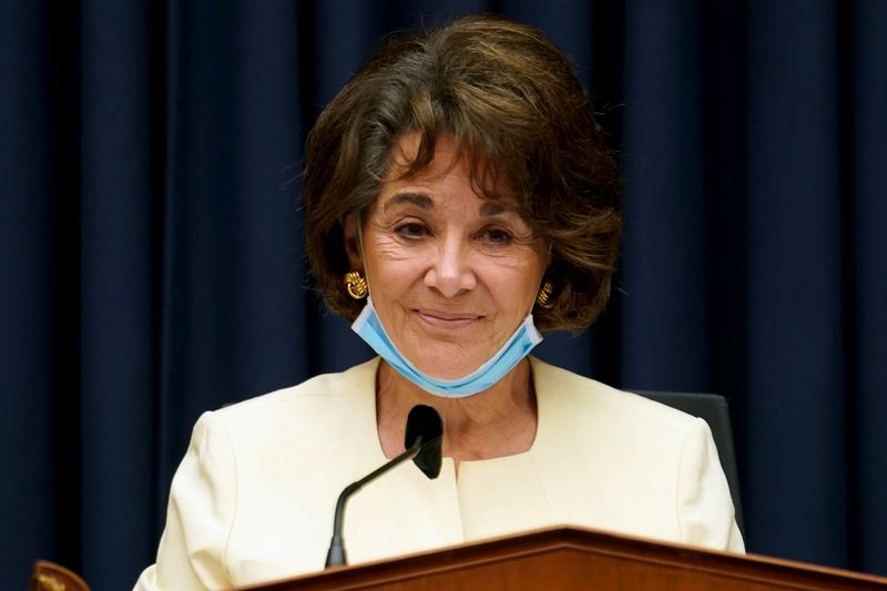 © Reuters. Chairman Rep. Anna Eshoo (D-CA) attends a House Energy and Commerce Subcommittee on Health hearing in Washington