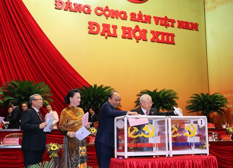 © Reuters. The 13th national congress of the ruling communist party of Vietnam in Hanoi