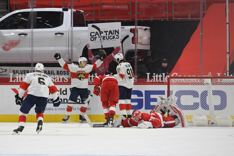 &copy; Reuters. NHL: Florida Panthers at Detroit Red Wings
