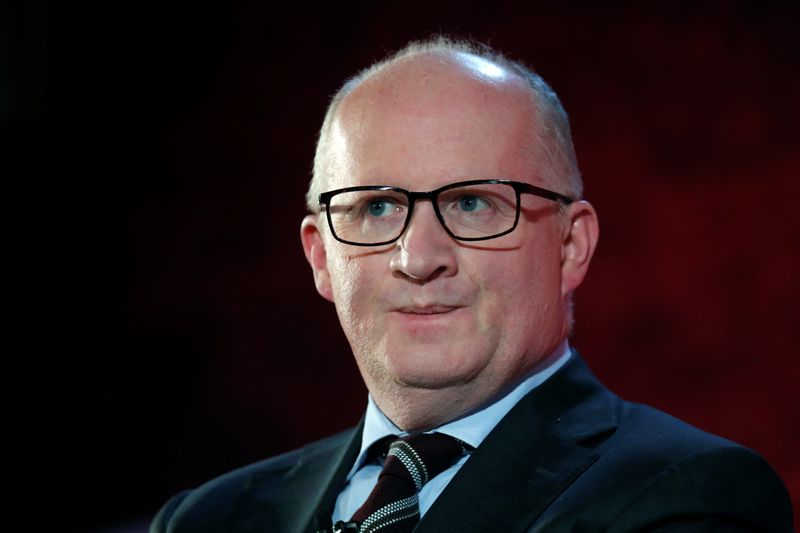 &copy; Reuters. FILE PHOTO: Executive Board member of the European Central Bank Philip Lane attends the Fortune Global Forum in Paris