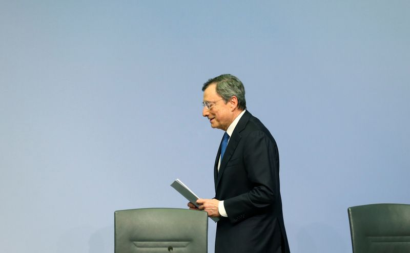 &copy; Reuters. European Central Bank holds a news conference in Frankfurt