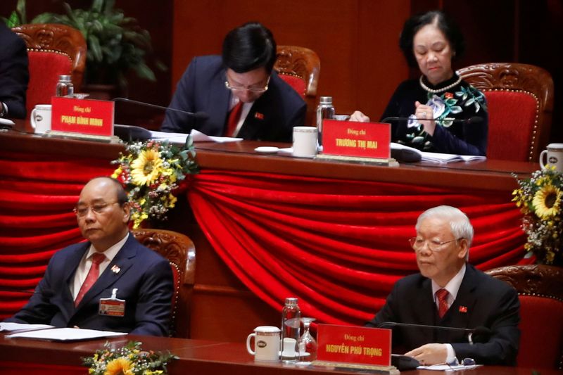 © Reuters. 13th national congress of the ruling communist party of Vietnam in Hanoi