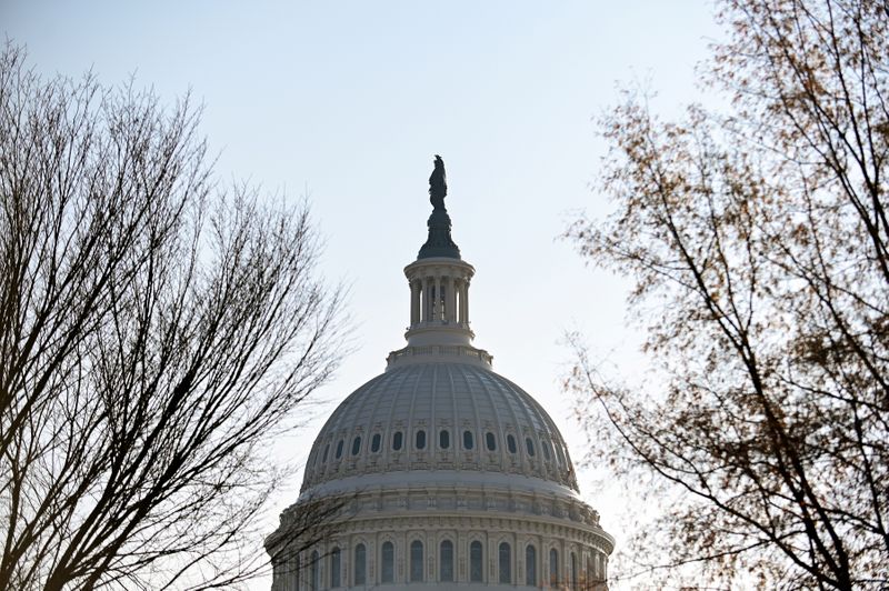 &copy; Reuters. FILE PHOTO: The U.S. Capitol dome is seen in Washington