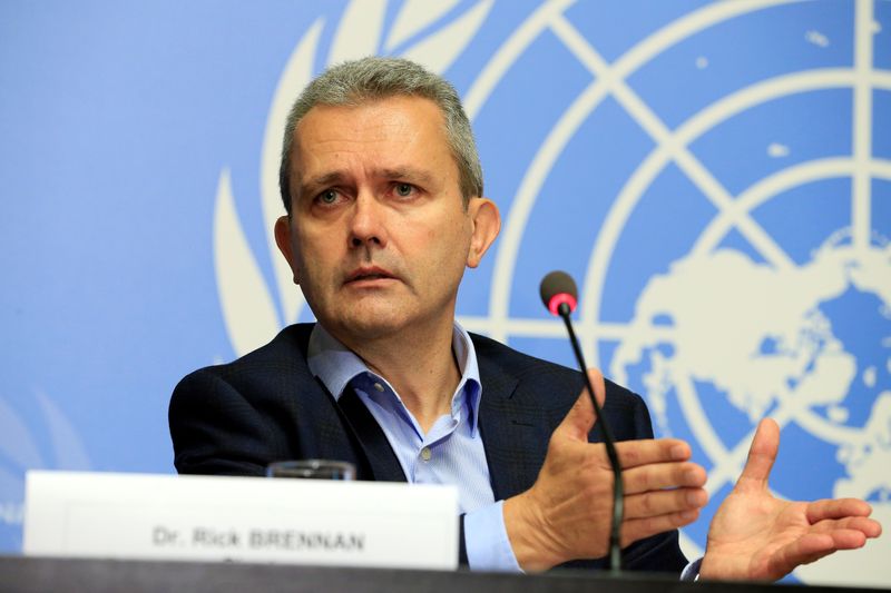 &copy; Reuters. Rick Brennan durante entrevista coletiva em Genebra