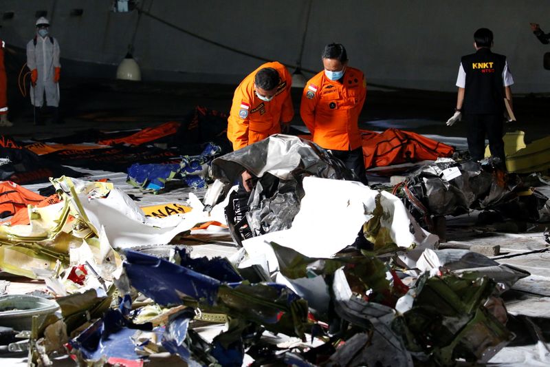 Indonesian air crash investigators send plane parts to U.S., UK for checks