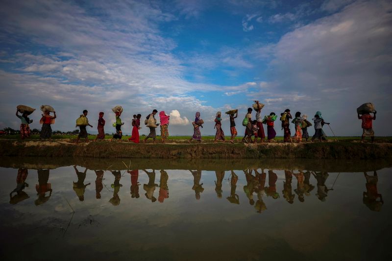 © Reuters. الأمم المتحدة تخشى على الروهينجا بعد انقلاب ميانمار ومجلس الأمن يجتمع يوم الثلاثاء