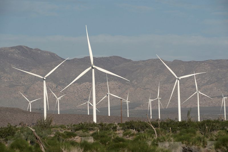 &copy; Reuters. توليد الكهرباء من الرياح في الولايات المتحدة يسجل مستوى قياسيا جديدا في ديسمبر