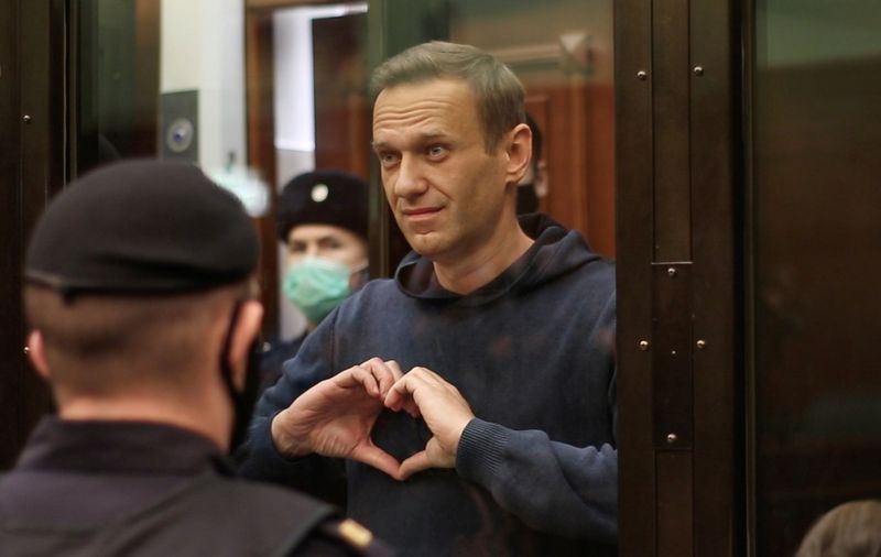 &copy; Reuters. ロシア反体制派ナワリヌイ氏に実刑、米国務長官「深く懸念」