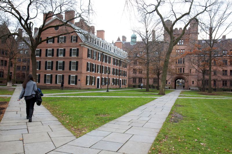 &copy; Reuters. FILE PHOTO: Old Campus at Yale University in New Haven