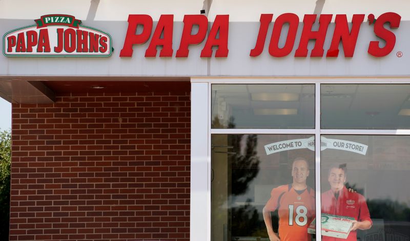 &copy; Reuters. FILE PHOTO: The Papa John&apos;s store in Westminster