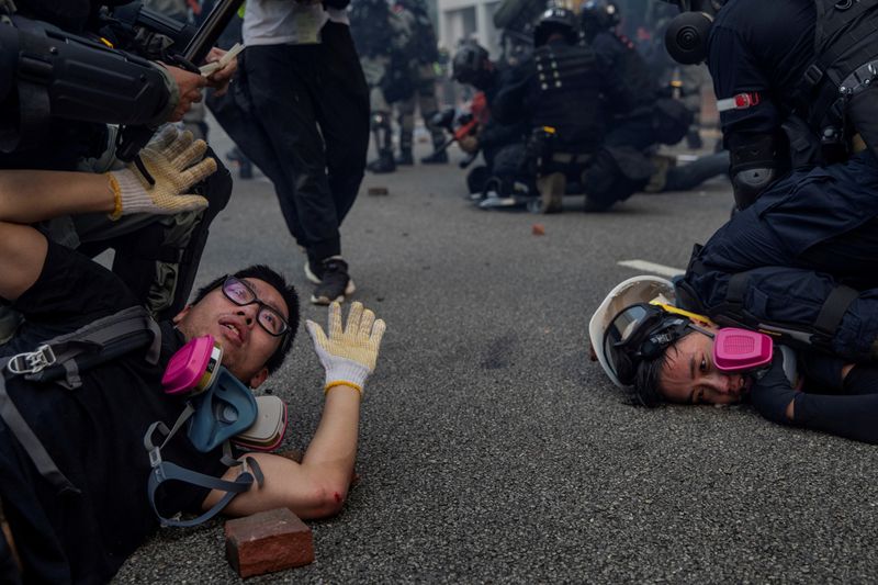 &copy; Reuters. 米超党派議員、香港民主化運動をノーベル平和賞に推薦