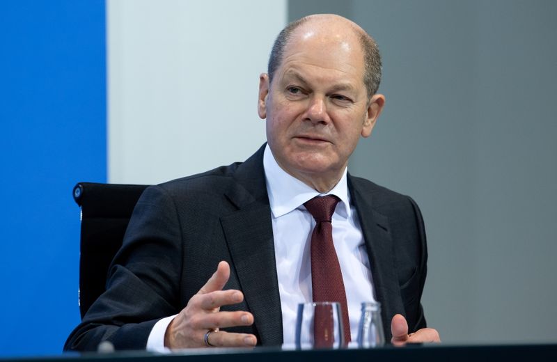 &copy; Reuters. FOTO DE ARCHIVO: El ministro de Finanzas alemán, Olaf Scholz, en Berlín