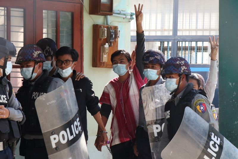 &copy; Reuters. Military coup in Myanmar