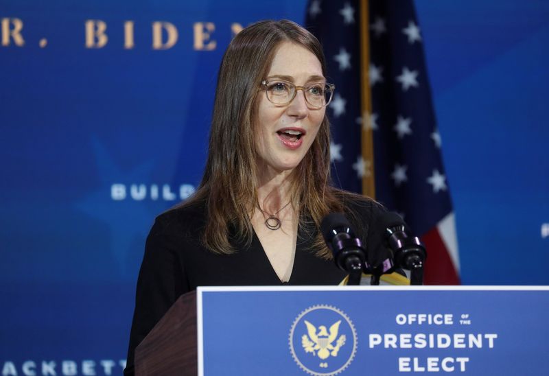 &copy; Reuters. FILE PHOTO: Heather Boushey, member of the U.S. White House Council of Economic Advisers